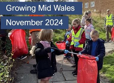 Image of children litter picking